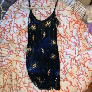 NWT Velvet Sun and Moon Celestial Dress